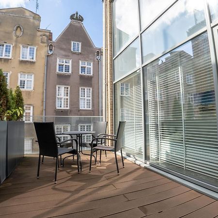 Viu Apartament Z Tarasem W Sercu Gdanska Eksteriør billede
