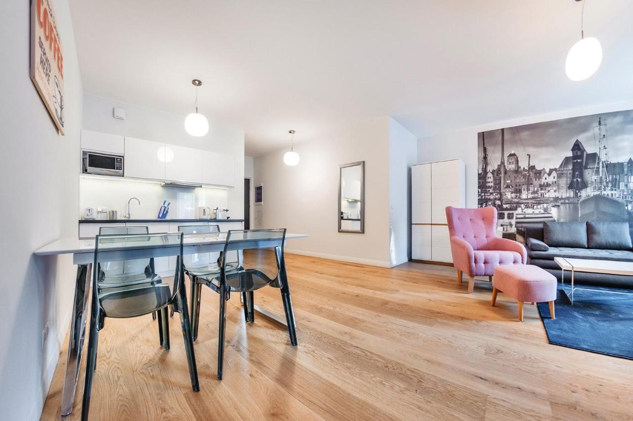 Viu Apartament Z Tarasem W Sercu Gdanska Eksteriør billede